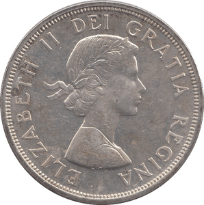 1864 SILVER DOLLAR CANADA - SILVER WORLD COINS - Cambridgeshire Coins