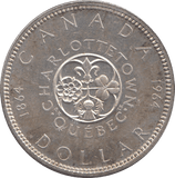 1864 SILVER DOLLAR CANADA - SILVER WORLD COINS - Cambridgeshire Coins