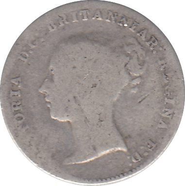 1864 SILVER THREEPENCE ( FAIR ) - THREEPENCE - Cambridgeshire Coins