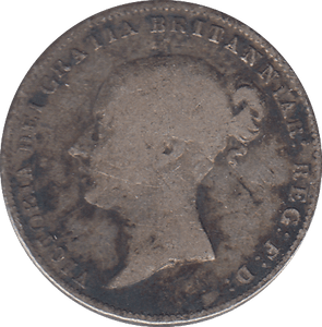 1864 SIXPENCE ( F ) - SIXPENCE - Cambridgeshire Coins
