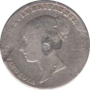 1864 SIXPENCE ( FAIR ) - SIXPENCE - Cambridgeshire Coins