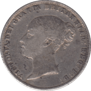 1864 SIXPENCE ( FINE ) - SIXPENCE - Cambridgeshire Coins