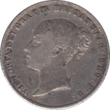 1864 SIXPENCE ( FINE ) - SIXPENCE - Cambridgeshire Coins