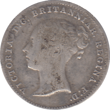 1864 THREEPENCE ( VF ) - THREEPENCE - Cambridgeshire Coins