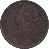1865 FARTHING ( AUNC ) - FARTHING - Cambridgeshire Coins