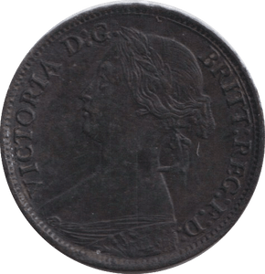 1865 FARTHING ( EF ) - FARTHING - Cambridgeshire Coins
