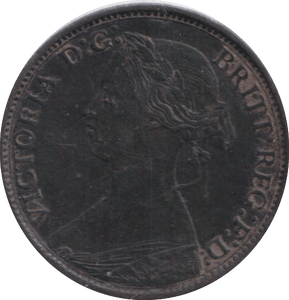 1865 FARTHING ( EF ) - FARTHING - Cambridgeshire Coins