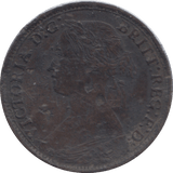 1865 FARTHING ( GF ) - FARTHING - Cambridgeshire Coins