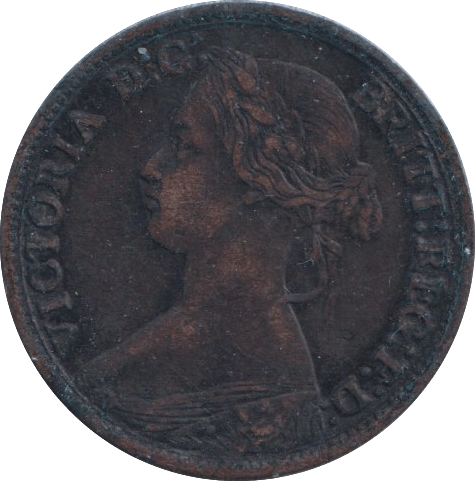 1865 FARTHING ( VF ) - FARTHING - Cambridgeshire Coins