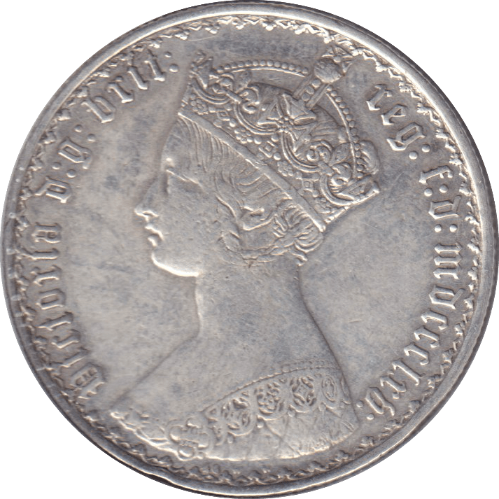 1865 FLORIN ( EF ) - FLORIN - Cambridgeshire Coins