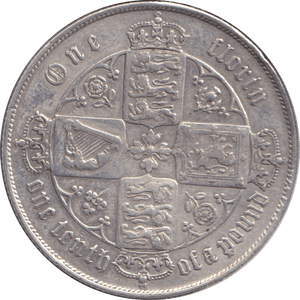 1865 FLORIN ( EF ) - FLORIN - Cambridgeshire Coins