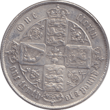 1865 FLORIN ( EF ) - FLORIN - Cambridgeshire Coins