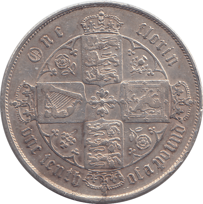 1865 FLORIN ( VF ) - FLORIN - Cambridgeshire Coins