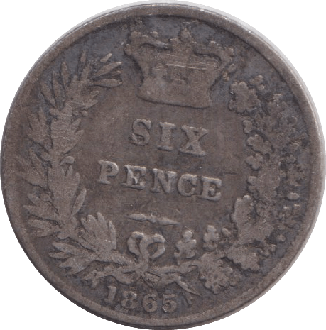 1865 FOURPENCE ( NF ) - FOURPENCE - Cambridgeshire Coins
