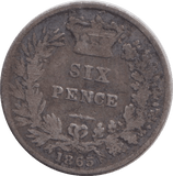 1865 FOURPENCE ( NF ) - FOURPENCE - Cambridgeshire Coins