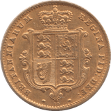 1865 GOLD HALF SOVEREIGN ( EF ) DIE 10 - Half Sovereign - Cambridgeshire Coins