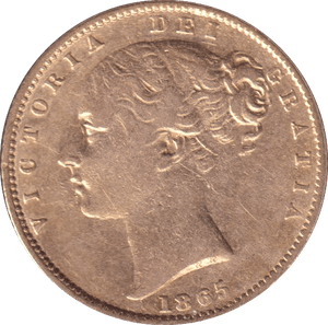 1865 GOLD SOVEREIGN ( GVF ) - SOVEREIGN - Cambridgeshire Coins