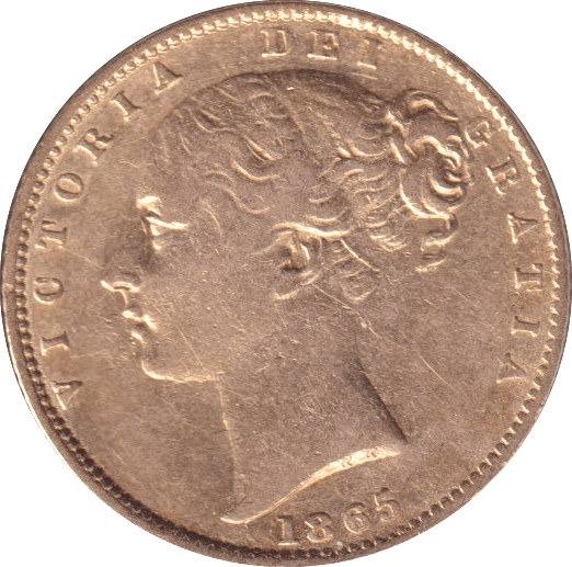 1865 GOLD SOVEREIGN ( GVF ) - SOVEREIGN - Cambridgeshire Coins
