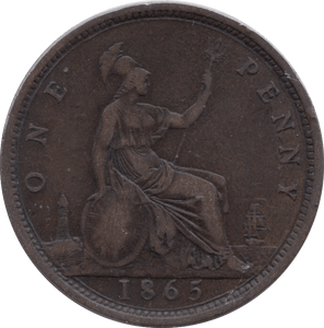 1865 PENNY ( GF ) - PENNY - Cambridgeshire Coins