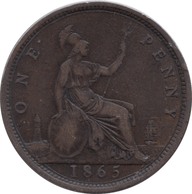 1865 PENNY ( GF ) - PENNY - Cambridgeshire Coins