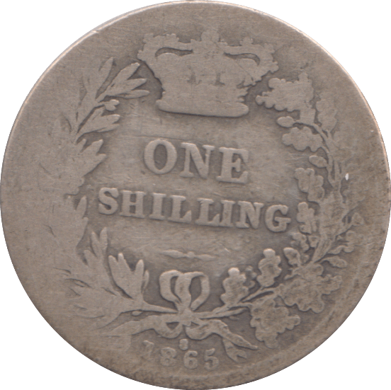 1865 SHILLING ( AUNC ) - SHILLING - Cambridgeshire Coins
