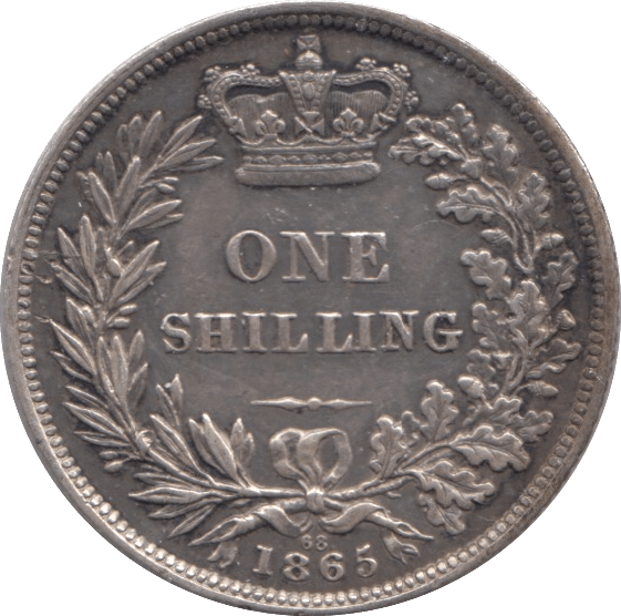 1865 SHILLING ( EF ) DIE 68 - Shilling - Cambridgeshire Coins