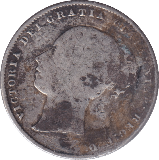 1865 SHILLING ( FAIR ) DIE 16 - SHILLING - Cambridgeshire Coins