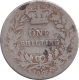 1865 SHILLING ( FAIR ) - SHILLING - Cambridgeshire Coins
