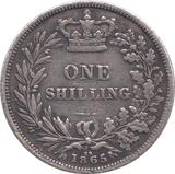 1865 SHILLING ( FINE ) DIE 89 - SHILLING - Cambridgeshire Coins