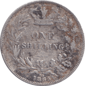 1865 SHILLING ( FINE ) - Shilling - Cambridgeshire Coins