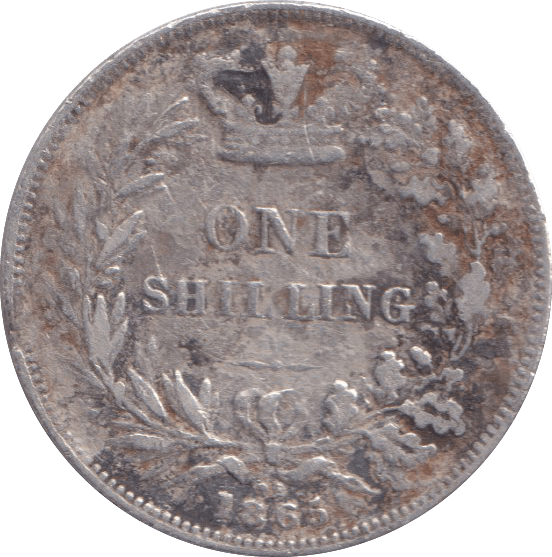 1865 SHILLING ( FINE ) - Shilling - Cambridgeshire Coins