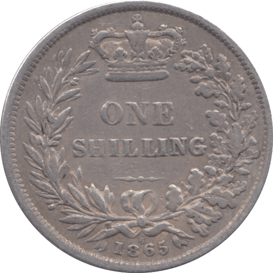 1865 SHILLING ( GF ) - SHILLING - Cambridgeshire Coins