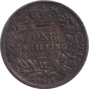 1865 SHILLING ( GF ) - Shilling - Cambridgeshire Coins