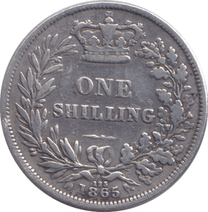1865 SHILLING ( GF ) - SHILLING - Cambridgeshire Coins
