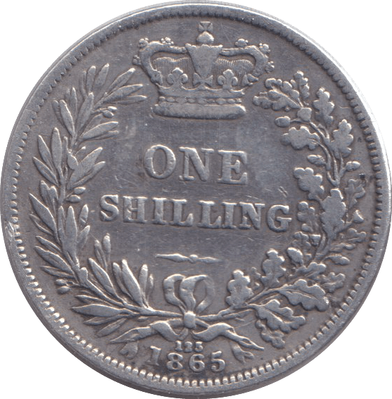 1865 SHILLING ( GF ) - SHILLING - Cambridgeshire Coins