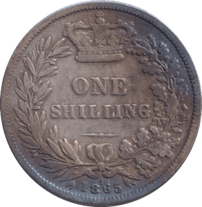 1865 SHILLING ( GF ) - SHILLING - Cambridgeshire Coins