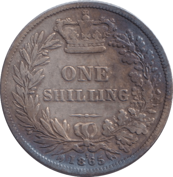 1865 SHILLING ( GF ) - SHILLING - Cambridgeshire Coins