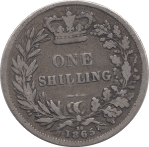 1865 SHILLING ( NF ) DIE 16 - Shilling - Cambridgeshire Coins