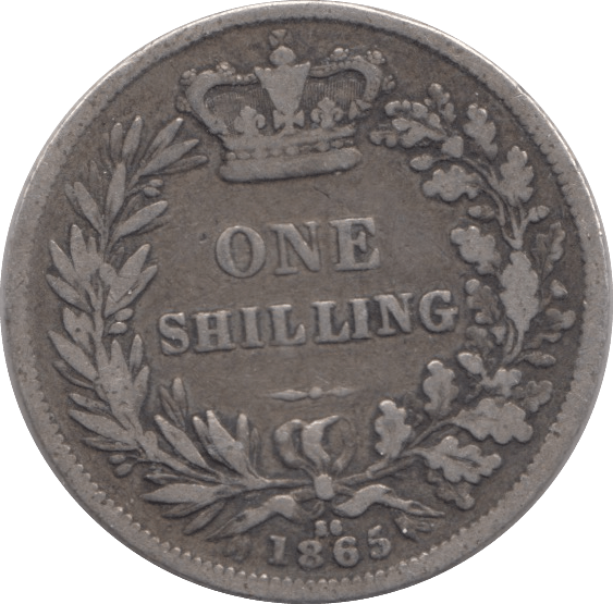1865 SHILLING ( NF ) DIE 16 - Shilling - Cambridgeshire Coins