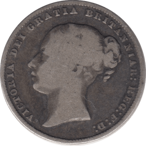 1865 SHILLING ( NF ) DIE 16 - Shilling - Cambridgeshire Coins