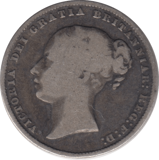 1865 SHILLING ( NF ) DIE 16 - Shilling - Cambridgeshire Coins