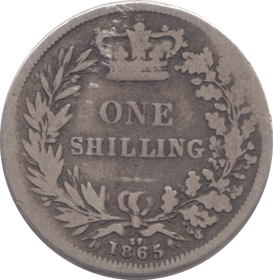 1865 SHILLING ( NF ) - SHILLING - Cambridgeshire Coins