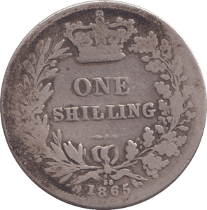 1865 SHILLING ( NF ) - SHILLING - Cambridgeshire Coins
