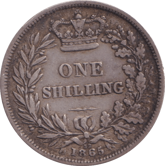 1865 SHILLING ( VF ) DIE 32 - SHILLING - Cambridgeshire Coins