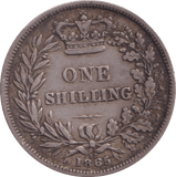 1865 SHILLING ( VF ) DIE 32 - SHILLING - Cambridgeshire Coins