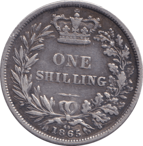 1865 SHILLING ( VF ) - SHILLING - Cambridgeshire Coins