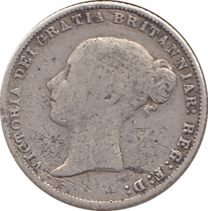 1865 SIXPENCE ( FINE ) - SIXPENCE - Cambridgeshire Coins
