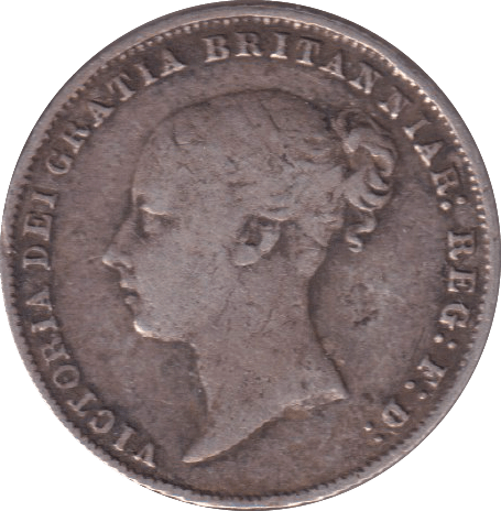 1865 SIXPENCE ( GF ) - SIXPENCE - Cambridgeshire Coins
