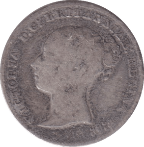 1865 THREEPENCE ( FINE ) - THREEPENCE - Cambridgeshire Coins