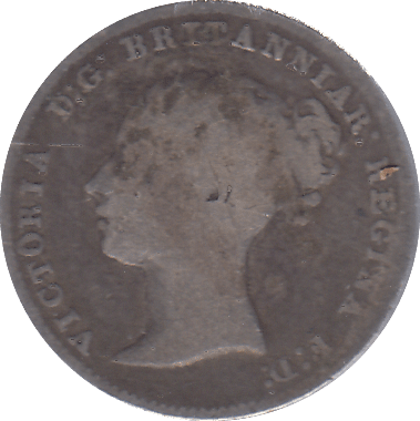 1865 THREEPENCE ( FINE ) - THREEPENCE - Cambridgeshire Coins